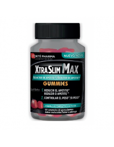 XTRASLIM MAX REDUCTOR APETITO 60 GUMMIES SABOR MELOCOTON