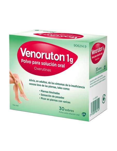 VENORUTON 1 G 30 SOBRES POLVO SOLUCION ORAL