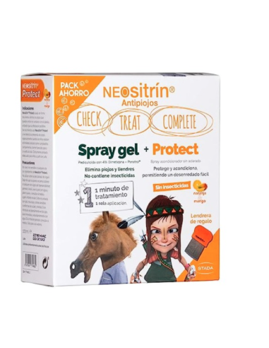 Neositrin antipiojos spray gel 100 ml