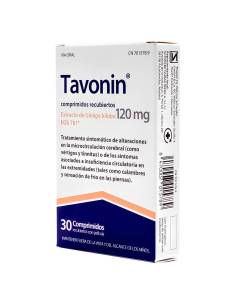 TAVONIN 120 MG 30 COMPRIMIDOS RECUBIERTOS
