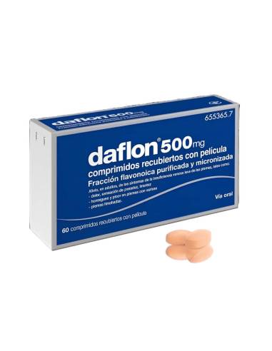 DAFLON 500 MG 60 COMPRIMIDOS RECUBIERTOS