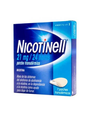 NICOTINELL 21 MG/24H 7 PARCHES TRANSDERMICOS