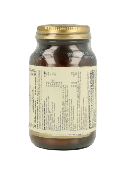 SOLGAR B COMPLEX 50 ALTA POTENCIA 100 CAPSULAS