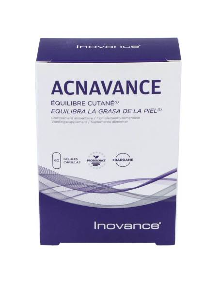 INOVANCE ACNAVANCE PIEL GRASA 60 CAPSULAS