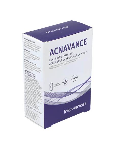 INOVANCE ACNAVANCE PIEL GRASA 60 CAPSULAS
