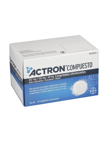 ACTRON COMPUESTO 20 COMPRIMIDOS EFERVESCENTES