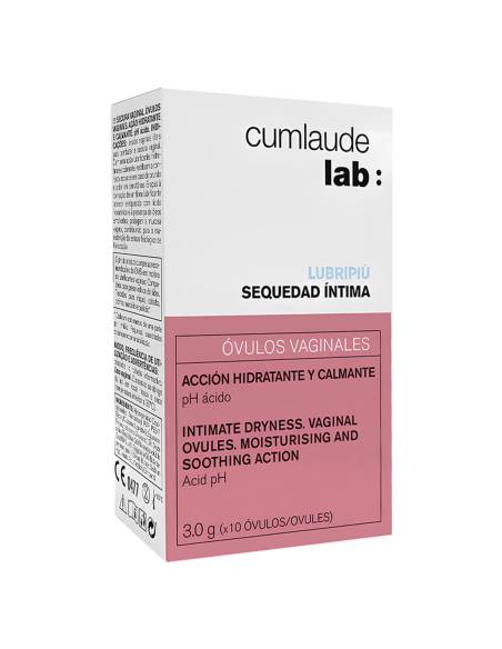 CUMLAUDE LAB LUBRIPIU OVULOS VAGINALES 10 UNIDADES