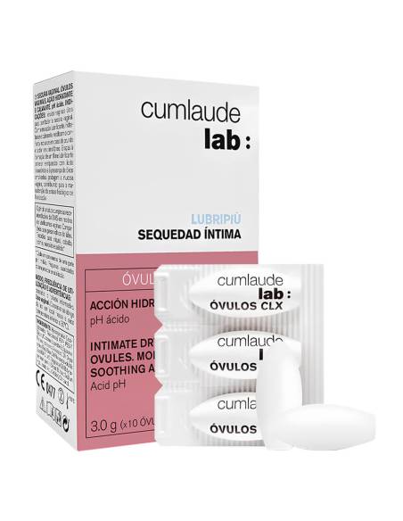 CUMLAUDE LAB LUBRIPIU OVULOS VAGINALES 10 UNIDADES