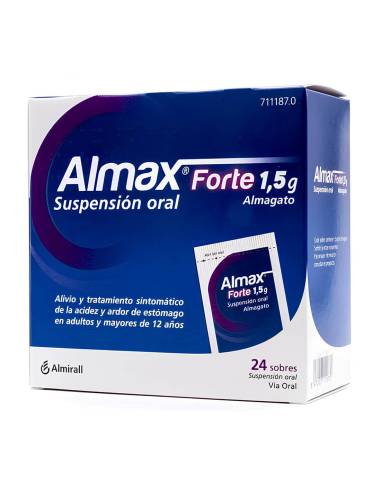 ALMAX FORTE 1.5 G 24 SOBRES SUSPENSION ORAL