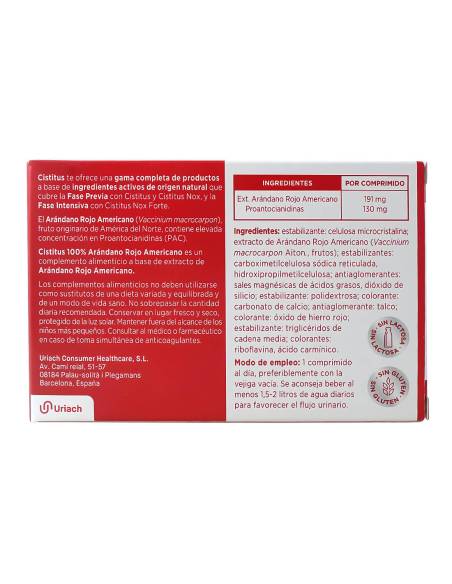 URIACH CISTITUS 130 MG 30 COMPRIMIDOS