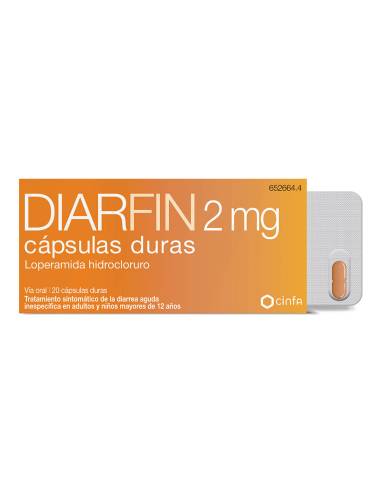 DIARFIN 2 MG 20 CAPSULAS