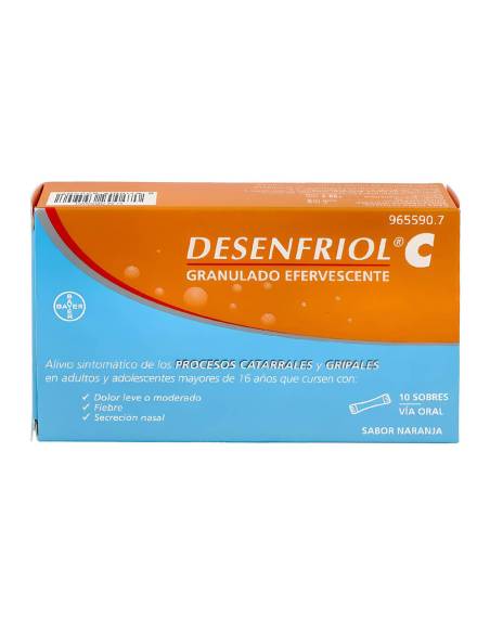 DESENFRIOL C 10 SOBRES GRANULADO SOLUCION ORAL