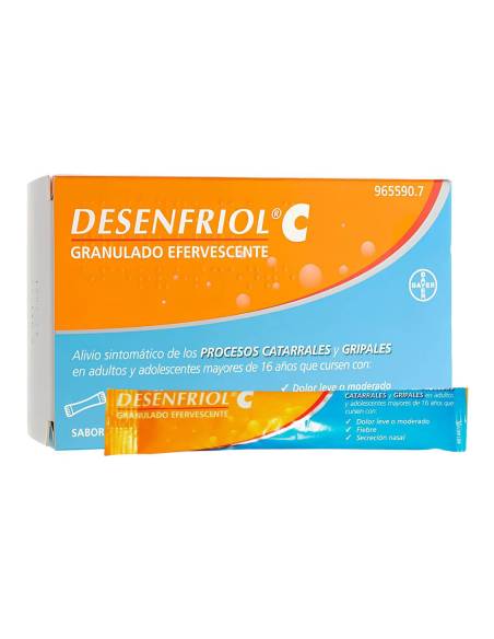 DESENFRIOL C 10 SOBRES GRANULADO SOLUCION ORAL