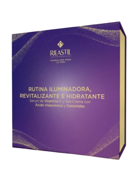 RILASTIL HYDROTENSEUR GEL-CREMA 40ML+ SÉRUM INTENSE C 30ML COFRE ILUMINADOR, REVITALIZANTE E HIDRATANTE