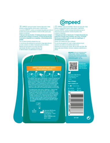 COMPEED PARCHE ANTI-GRANOS DISCRETO TRIPLE...