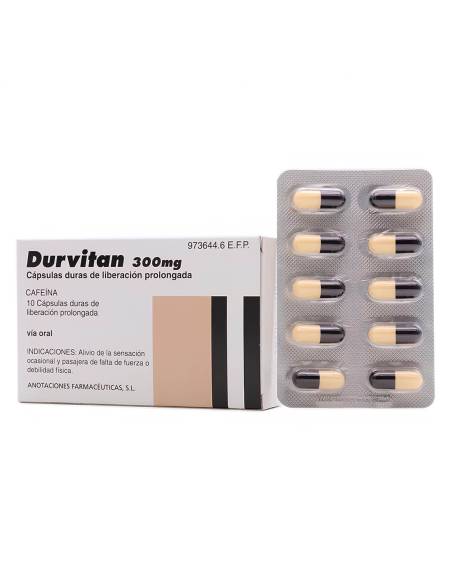 DURVITAN 300 MG 10 CÁPSULAS LIBERACIÓN PROLONGADA