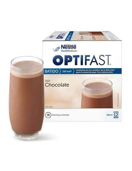 OPTIFAST BATIDO CHOCOLATE DUPLO 2 X 12 SOBRES