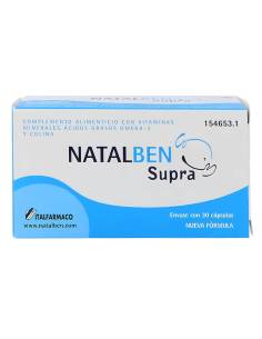 Natalben Supra + Suplemento Nutricional Embarazo