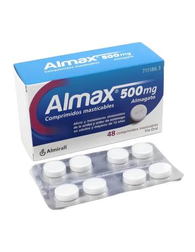 ALMAX 500 MG 48 COMPRIMIDOS MASTICABLES