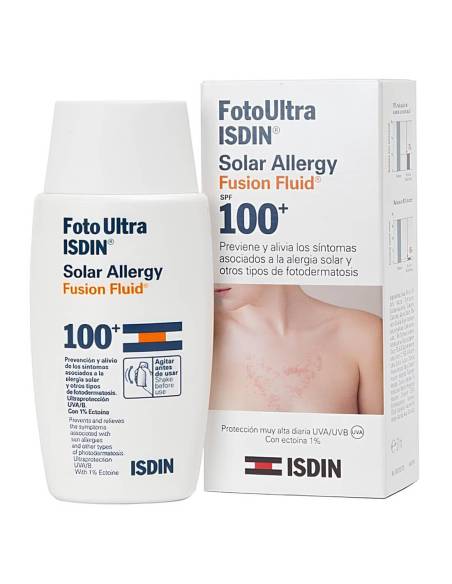 FOTOULTRA ISDIN SOLAR ALLERGY FUSION FLUID SPF 1