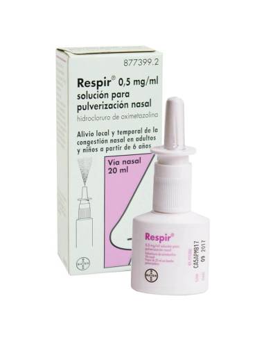 RESPIR 0.5 MG/ML NEBULIZADOR NASAL 20 ML