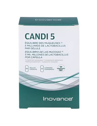 INOVANCE CANDI 5 30 COMPRIMIDOS+30 CAPSULAS