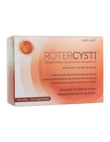ROTERCYSTI 30 COMPRIMIDOS RECUBIERTOS
