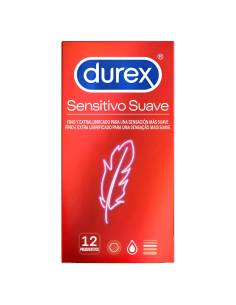 DUREX PRESERVATIVOS SENSITIVO SUAVE 12 UNIDADES