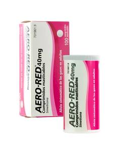AERO RED 40 MG 100 COMPRIMIDOS MASTICABLES