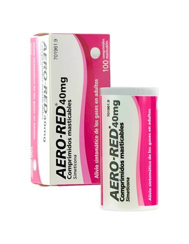 AERO RED 40 MG 100 COMPRIMIDOS MASTICABLES