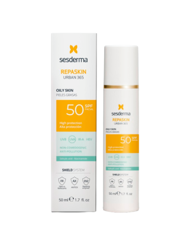 SESDERMA REPASKIN URBAN 365 OILY SKIN PIEL GRASA SPF 50 50 ML