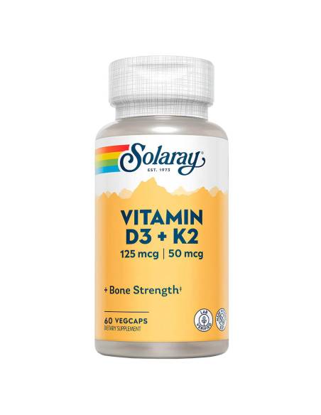 SOLARAY VITAMIN D3 + K2 60 CÁPSULAS