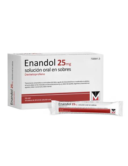 ENANDOL 25 MG SOLUCIÓN ORAL 10 SOBRES