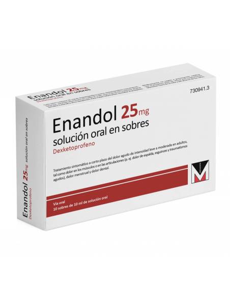 ENANDOL 25 MG SOLUCIÓN ORAL 10 SOBRES