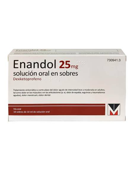 ENANDOL 25 MG SOLUCIÓN ORAL 10 SOBRES