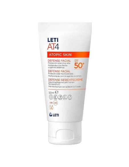 LETI AT4 ATOPIC SPF 50 FACIAL SKIN DEFENSE CREMA 50 ML