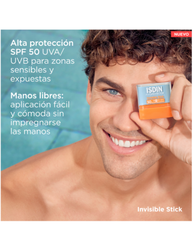 ISDIN FOTOPROTECTOR INVISIBLE SPF 50 1 STICK 10 G
