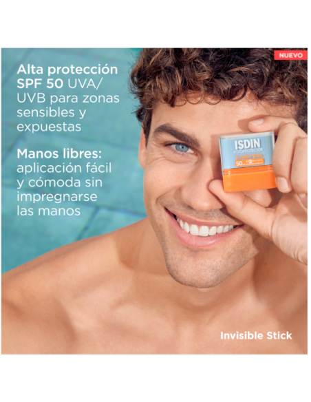 ISDIN FOTOPROTECTOR INVISIBLE SPF 50 1 STICK 10 G