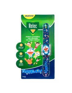 RELEC PULSERA AROMATICA 1 UNIDAD DORAEMON