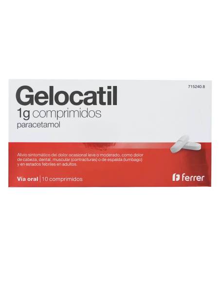 GELOCATIL 1 G 10 COMPRIMIDOS