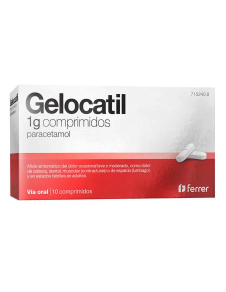 GELOCATIL 1 G 10 COMPRIMIDOS