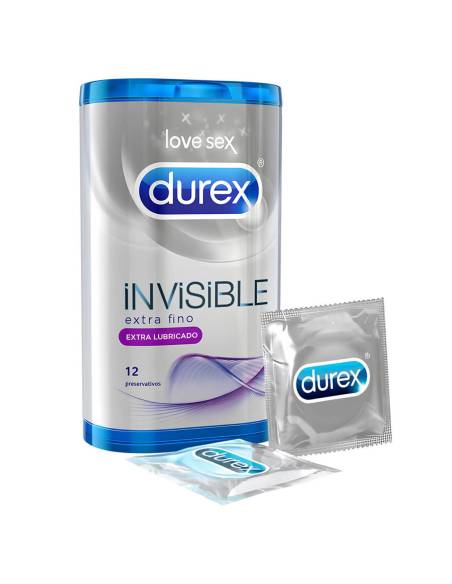 DUREX INVISIBLE EXTRA FINO EXTRA LUBRICADO PRESE