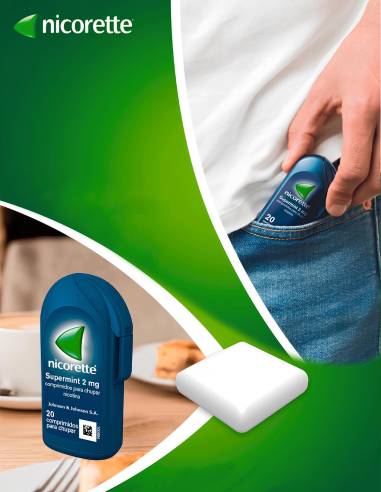 NICORETTE SUPERMINT EFG 2 MG 20 COMPRIMIDOS  PARA CHUPAR