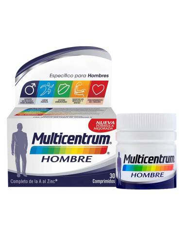 MULTICENTRUM HOMBRE 30 COMPRIMIDOS