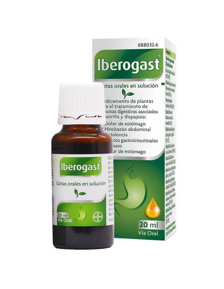 IBEROGAST GOTAS ORALES SOLUCION 1 FRASCO 20 ML