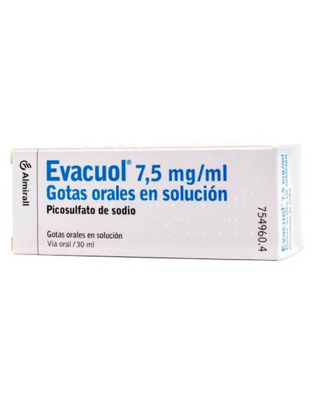 EVACUOL 7.5 MG/ML GOTAS ORALES SOLUCION 30 ML