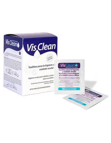 VISCLEAN TOALLITAS HIGIENE OCULAR 20U