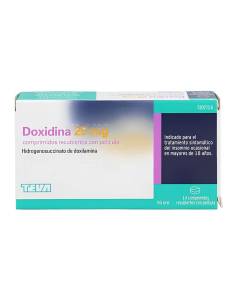 DOXIDINA 25 MG 14 COMPRIMIDOS RECUBIERTOS