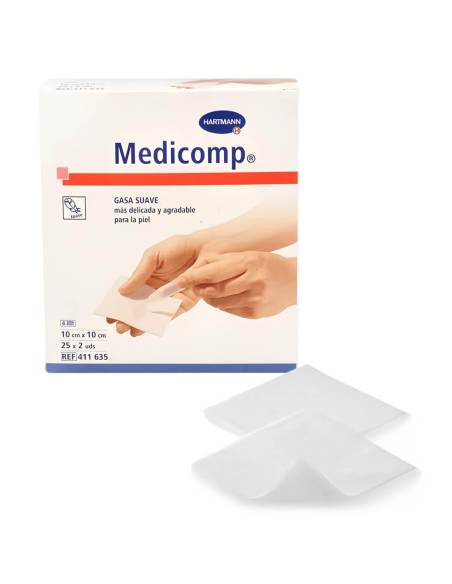 HARTMANN MEDICOMP GASA ESTERIL 10X10 50 UNID