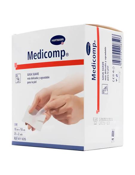 HARTMANN MEDICOMP GASA ESTERIL 10X10 50 UNID